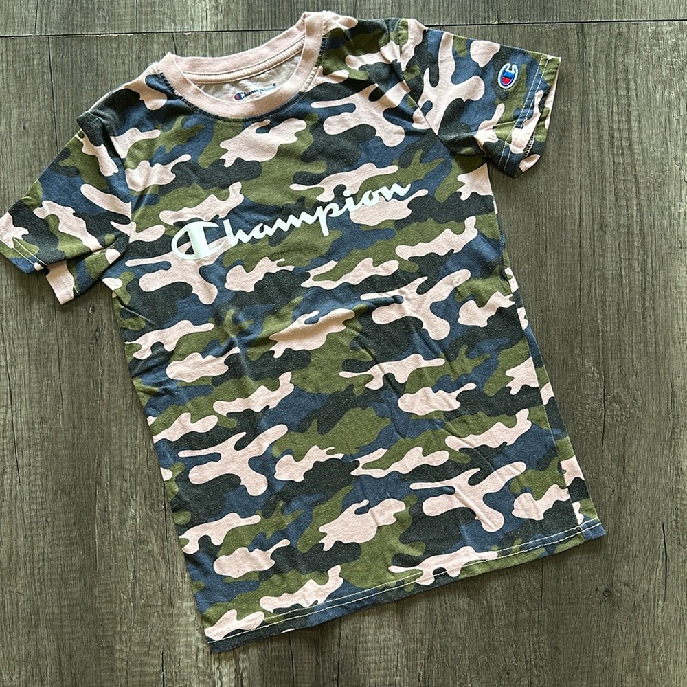 CHAMPION| boys camo t-shirt